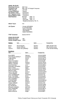 Sonu&ccedil; Bildirim Listesi i&ccedil;in tıklayınız.