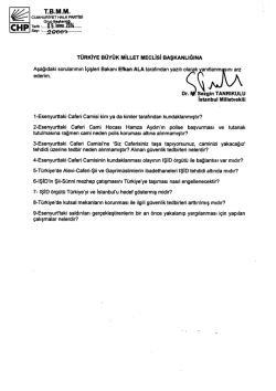 CHP - T&uuml;rkiye B&uuml;y&uuml;k Millet Meclisi