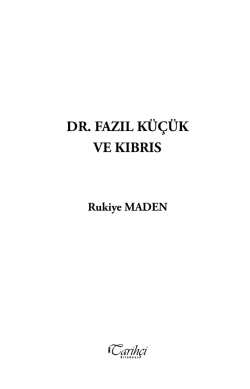 Dr.Fazil K&uuml;c&uuml;k Hayatı.indd
