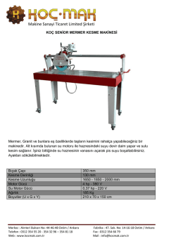 Makine Sanayi Ticaret Limited Şirketi