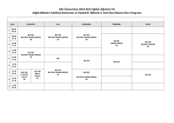 G&uuml;z - Sağlık Bilimleri Fak&uuml;ltesi