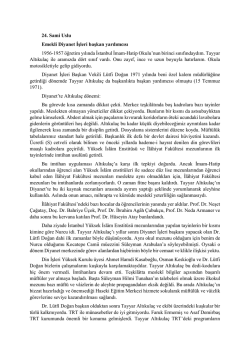 24. Sami Uslu Emekli Diyanet İşleri başkan yardımcısı 1956