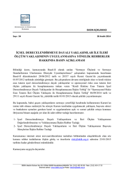 i&ccedil;sel derecelendirmeye dayalı yaklaşımlar ile ileri &ouml;l&ccedil;&uuml;m