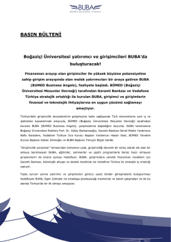BUBA İsbirliği - Garanti Bankası