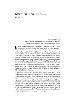 Kitap Tanıtımı / Book Review - T&uuml;rk&ccedil;e