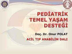 Pediatrik Temel Yaşam Desteği