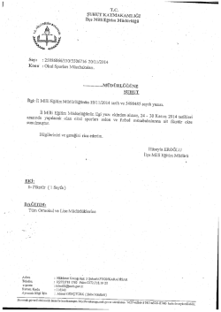 Fikst&uuml;r - Şuhut İl&ccedil;e Milli Eğitim M&uuml;d&uuml;rl&uuml;ğ&uuml;