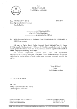 rc. MUĞLA vALlLlĞl - seydikemer il&ccedil;e milli eğitim m&uuml;d&uuml;rl&uuml;ğ&uuml;