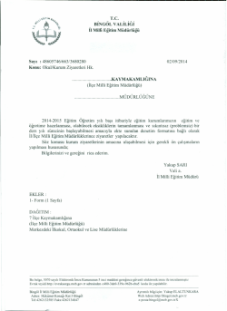 Sayı : 48605746/663/3680280 02/09/2014