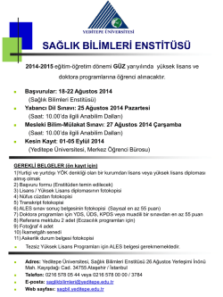 Detaylı Bilgi İ&ccedil;in tıklayınız