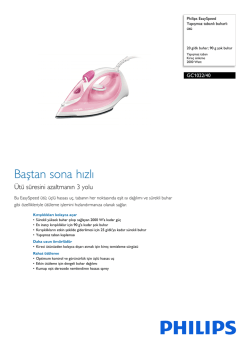 GC1022/40 Philips Yapışmaz tabanlı buharlı &uuml;t&uuml;