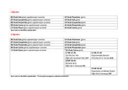 Kar yağışı nedeniyle yapılamayan Final Sınavları hakkında DUYURU