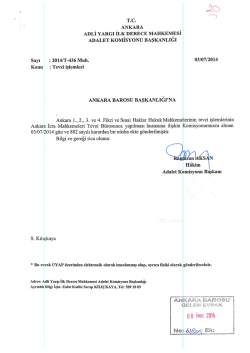 T.C. ANKARA - Ankara Barosu