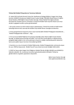 metni - Alternatif Okullar