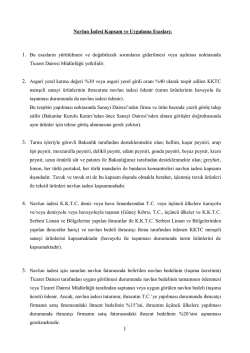 Navlun İadesi Kapsam ve Uygulama Esasları