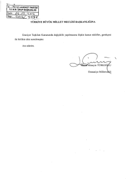 2-- VE ı - T&uuml;rkiye B&uuml;y&uuml;k Millet Meclisi