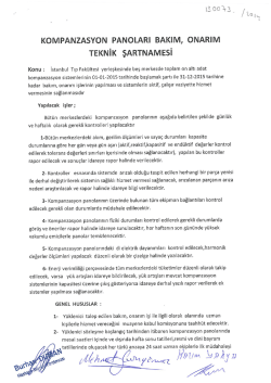 Teknik Şartname - i&uuml; piyasa araştırma bilgi sistemi