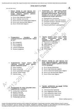 AÖF İkna Edici İletişim | 2014 Ara Sınav İNDİR