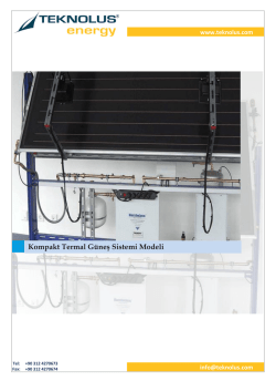 Kompak Model Termal Solar