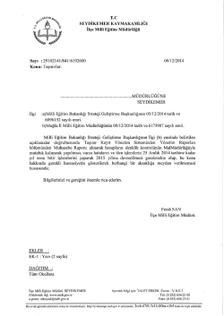T.c sEYDİKEMER KAYMAKAMLIĞI İlçe Miııi Eğitim Müdürıüğü