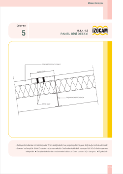PANEL B&lsaquo;N&lsaquo; DETAYI - Tek