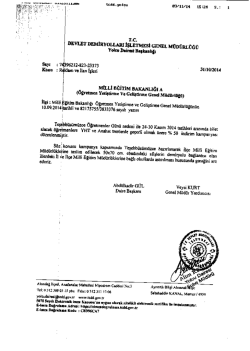 ise. - Bitlis İl Milli Eğitim M&uuml;d&uuml;rl&uuml;ğ&uuml;