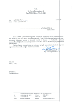T.C. Reyhanlı Kaymakamlığı - reyhanlı il&ccedil;e mill&icirc; eğitim m&uuml;d&uuml;rl&uuml;ğ&uuml;