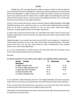 Duyuru - Muş Halk Sağlığı M&uuml;d&uuml;rl&uuml;ğ&uuml;