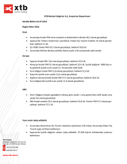 G&uuml;nl&uuml;k B&uuml;lten 01.07.2014