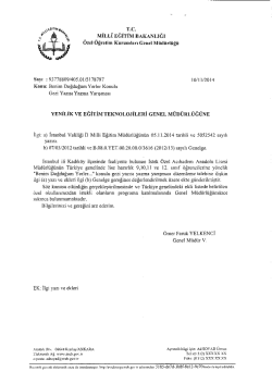 MiLLi EĞİTİM BAKANLIĞI - Adapazarı İl&ccedil;e Milli Eğitim M&uuml;d&uuml;rl&uuml;ğ&uuml;