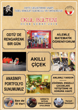 Ocak-Şubat Ayı Aylık B&uuml;ltenimiz İ&ccedil;in Tıklayınız