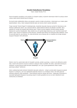 Kendini Kabullenme Paradoksu