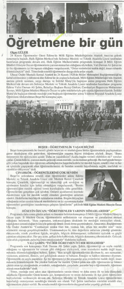 Hudut Gazetesi-25/11/2014 - Edirne Milli Eğitim M&uuml;d&uuml;rl&uuml;ğ&uuml;
