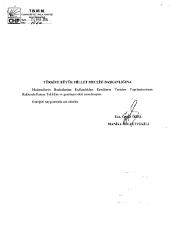 CHP - T&uuml;rkiye B&uuml;y&uuml;k Millet Meclisi