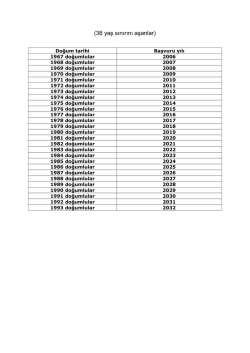 39 yaş ve daha yaşlı doğumlular