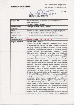 Proje &Ouml;zeti - Edupestnetwork