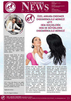 Sayı 19 - Ankara Endomer