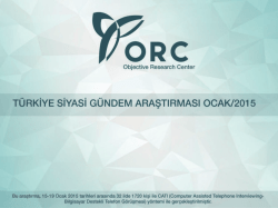 orc ocak 2015 t&uuml;rkiye siyasi g&uuml;ndem araştırması