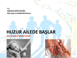 10- huzur ailede başlar projesi