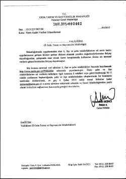 i&ccedil;in tıklayınız. - TC Gıda Tarım ve Hayvancılık Bakanlığı