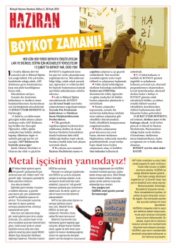 boykot zamanı!