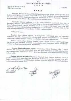 T.c. - Adana B&uuml;y&uuml;kşehir Belediyesi