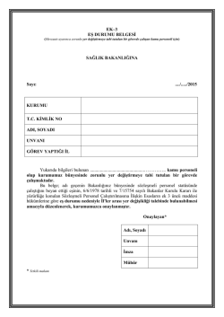 Ek-3 Form - Memurlar.Net
