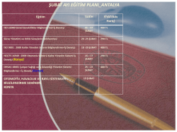 antalya şubat ayı eğitim planı 2015