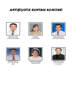 ANTİBİYOTİK KONTROL KOMİTESİ
