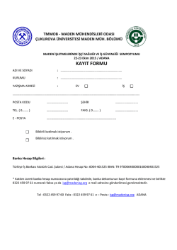 kayıt formu