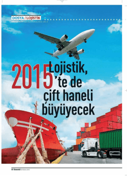 2015 lojistikte de çift haneli