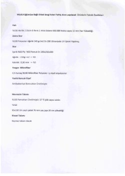 Mefrusat Teknik Sartname