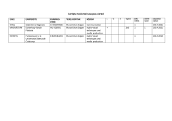 İLETİŞİM FAK&Uuml;LTESİ ANLAŞMA LİSTESİ &Uuml;LKE &Uuml;NİVERSİTE