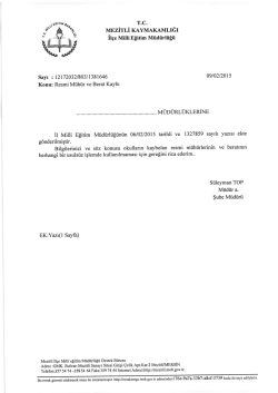 İl&ccedil;e Milli Eğitim M&uuml;d&uuml;rl&uuml;ğ&uuml; Yazısı - Mezitli İl&ccedil;e Milli Eğitim M&uuml;d&uuml;rl&uuml;ğ&uuml;